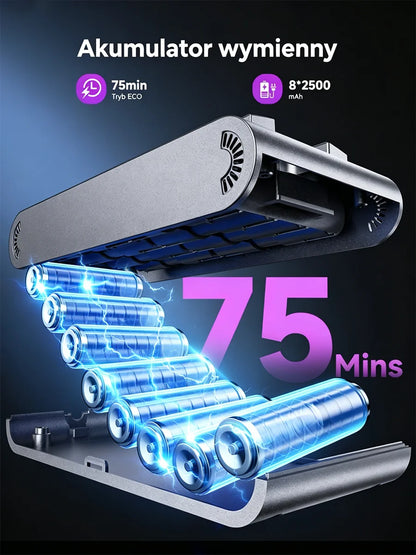 Tdyon Nova 680W 70000PA Cordless Vacuum Cleaner 75mins Long Runtime Removable Battery Self-Standing Wall Charging Vacuum Cleaner