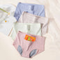 4Pcs Women's Menstrual Panties Physiological Pants Leak Proof Underwear Ladies Period Panty High Waist Cotton Briefs Lingerie