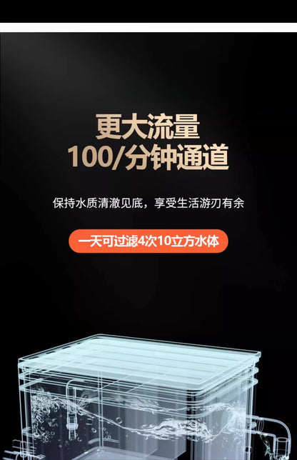 Fish Tank Top Filter Pond Water Circulation Ecological Purification Equipment Aquarium Water Quality Cleaning Device