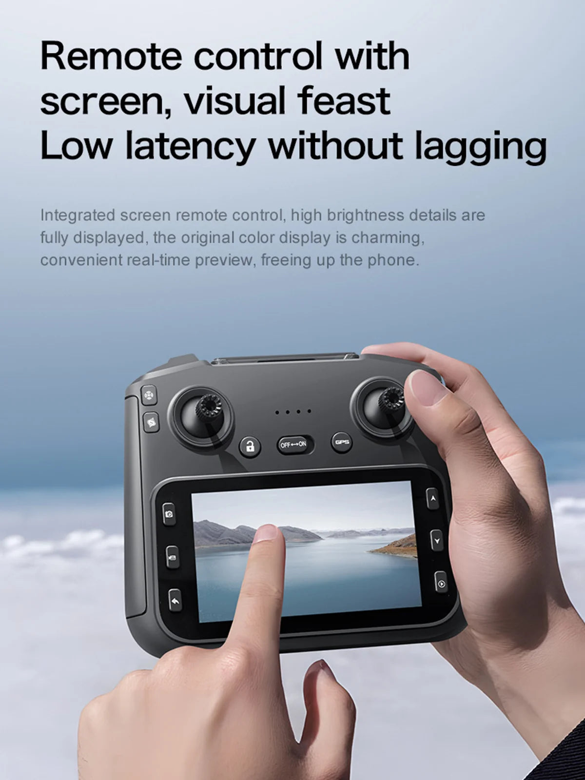 New S-X1 GPS Drone Professional 4K HD Camera Security UAV 3-Axis Gimbal Brushless Dron With Large Screen Control RC Quadcopter