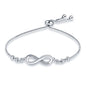 Bracelet Original 925 Silver Lucky Symbol Zircon Bracelet Luxury Jewelry For Woman Romantic Valentine's Day Jewelry Gifts