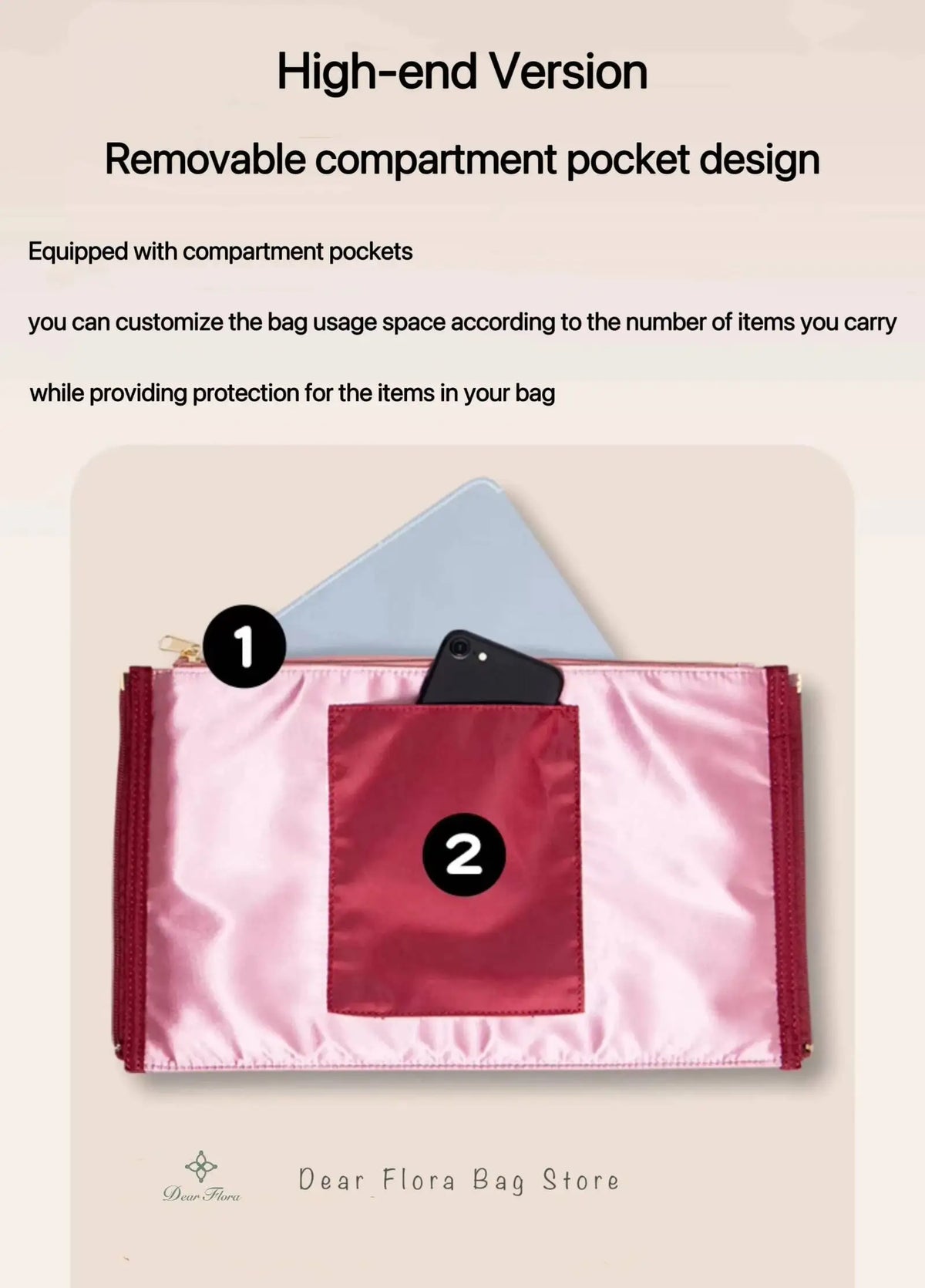 Japanese Sweet Women Ribbon Ita Bag Cute Lolita Girl Transparent Handbags Fashion Large Capacity Tote Bag Aesthetic Shoulder Bag