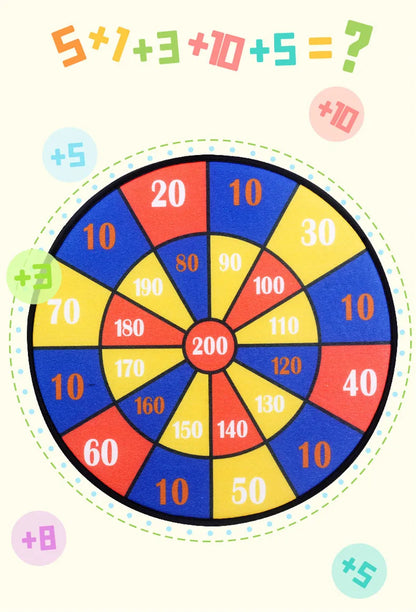 Animals Dart Board Games for Kids Montessori Target Sports Game Toys with 2 Sticky Balls Educational Games for Children Boy Girl
