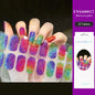 16/22 Tips Semi Cured Gel Nail Stickers for UV Lamp Designer Adhesive Nail Gel Wraps DIY Long-lasting  Nail Decoration