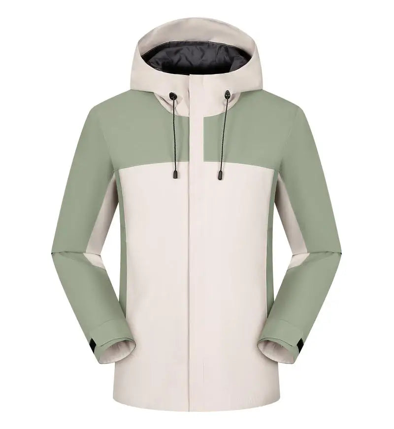 Winter Casual Windproof Hooded Down Jacket Custom Printed Embroidery Company Logo High Quality Men's Hiking Outdoor Jacket 4xl