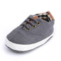 Infant Babies Boys Girls Shoes Soft Sole Canvas Solid Footwear For Newborns Toddler Crib Moccasins Letter Print Anti-Slip Shoes