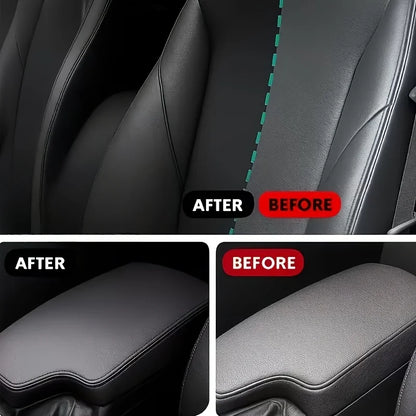 Car Plastic Restorer BLACK TO BLACK Long-Lasting Deep Black Repair Wax Coating for Dashboard, Interior Trim & All Auto Plastic P