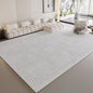 VIKAMA Wabi-Sabi Style Striped Rug Living Room Sofa & Coffee Table Mat Non-Slip & Easy-Care Bedroom & Office Rug Home Decor