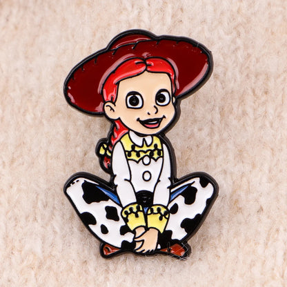 Cute Robot Enamel Pin Cartoon Dog Brooch For Coat Women's Brooches Fashion Lapel Badges Jewelry Gift for Friends
