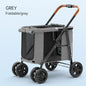Multiple pet strollers large dog trolley cart folded large space Multifunctional trolley case with wheel bearing 30kg for travel