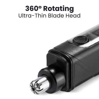 Mini Washable Electric Razor Travel Razor Type-c Charging Capsule Shaver Nose Hair Trimming Double Ring Knife Net