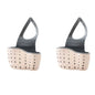 1-4PCS Household Adjustable Button Type Sink Drain Hanging Bag Kitchen Storage Shelf Faucet Sponge Twolayer Drain Hanging Basket