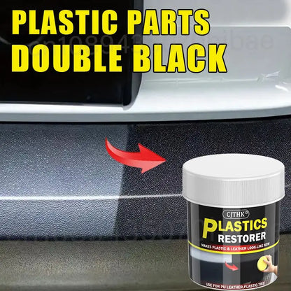Car Plastic Restorer Back To Black Gloss Car Cleaning Products Plastic Leather Restore Auto Polish Repair Coating Renovator