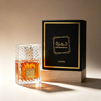 Warm Spicy, Amber, Cinnamon - Eau de Parfum Long-Lasting Fragrance for Unisex-Lattafa Khamrah