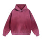 IEFB Washed Male Set Sweatshirt Sweatpants Splash-ink White Spray Dye Velvet Hoodies Autumn Spring New Trendy Male Wear 9W125