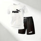 Hot Sale 2026 Men's T-Shirts Sets O-Neck Short Sleeve+Sports Shorts Quick Dry Casual Street Fashion Home Outdoor Running 2 Piece