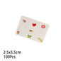50/100Pcs 5x4cm Earring Cards Cardboard Labels DIY Jewelry Display Stand Holder Small Businesses Selling Packaging Supplies