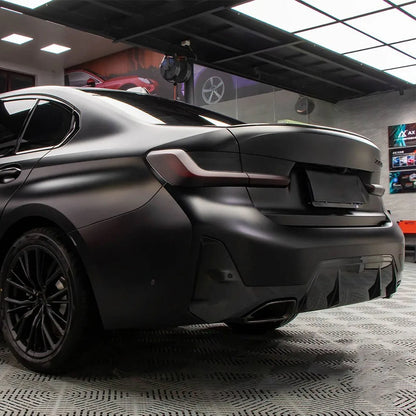 Matte Black Car Wrapping Vinyl Film Bubble Free Sticker Auto Motorcycle Body Wrapping Film Self-adhesive Vinyl Car Accessories