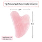 Natural Stone GuaSha Jade Facial Beauty Scraping Massage Tools Firm Skin Care Face Gua Sha SPA Physical Gue Che Roller