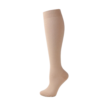 Compression Stockings Blood Circulation Promotion Slimming Compression Socks Anti-Fatigue Comfortable Solid Color Socks