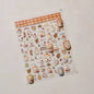 5D Pudding Jelly Dessert Fruit Cherry Pink Claw Print Bowknot Tie knot Love Heart Stars Nail Art Sticker Adhesive Manicure Decal
