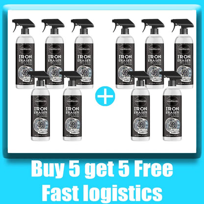 Car Wheel Rust Remover Spray Effective Cleaner Alloy Rims & Tire Stains Fast-Acting For Car Detailing Restores Shine 1-22pcs