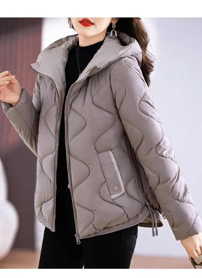 Hooded Parkas Women Winter 4XL Korean Fashion All-match Coats Thicken Keep Warm Streetwear Cold Wear Casual Female Outwear Ins