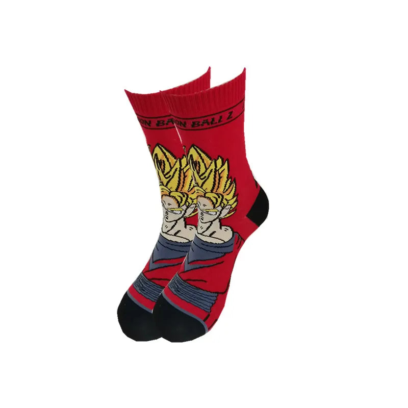 Spring and Autumn Men's and Women's Socks Cartoon Cartoon Fashion Funny High Quality Tube  Movie Character  Socks for Men