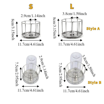 Large Capacity Turtle Stainless Steel Feeder Wear Resistant Wide Mouth Reptile Water Tray Fence Design Anti-overflow