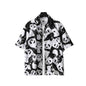 2025 Summer Men's Panda Hawaiian Shirts Loose Breathable 3d Printed Short Sleeve Beach Casual Shirts Hip Hop Streetwear