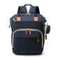 USB Mummy Bag Diaper Bag Baby Care Large Capacity Mom Backpack Mummy Maternity Wet Bags Waterproof Baby Pregnant Nappy Backpack