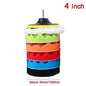 8Pcs Car Polishing Kit Polish Pad 3/7/5 Inch Car Polishing Disc Waxing Sponge Car Polisher Buffing For Car Polisher Accessories