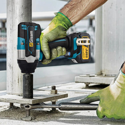 1800N.M Torque Brushless Electric Impact Wrench 1/2 inch Lithium-Ion Battery Cordless Wrench Tools For Makita 18V Battery Pin