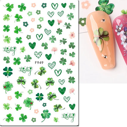 3d Nail Art Decals Spring Booming Violets Lavenders Purple Blue Pink Flowers Butterflys Stickers Decoration For Nail Tips Beauty
