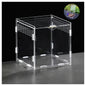 Clear Acrylic Reptile Feeding Box Stackable and Buckle Splicing Box for Scorpion Spider Frog