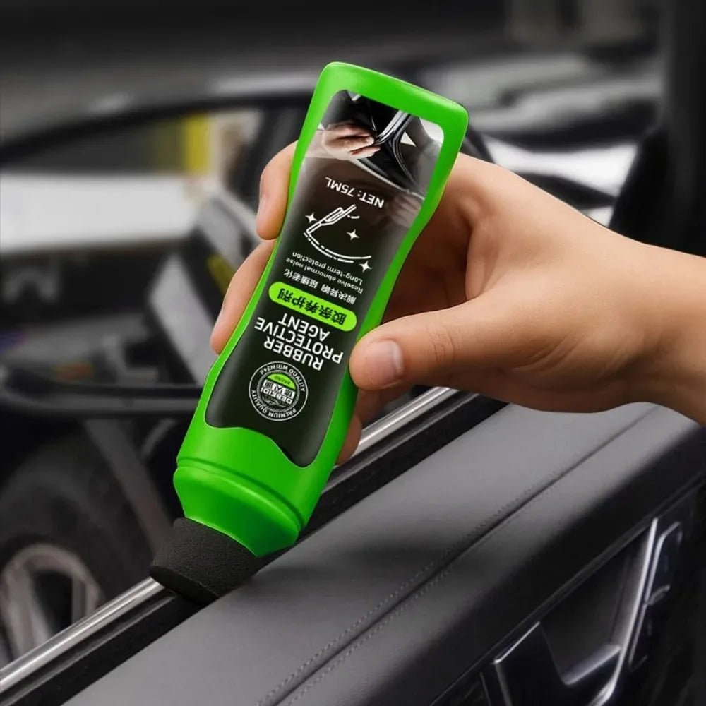 75ml Car Rubber Conditioner Rubber Strip Maintenance Agent Softening Agent Eliminates Noise Rubber Cleaner For Car SUV Vehicle