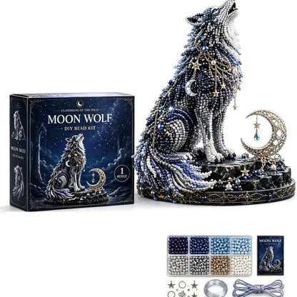 3D Design Animal Guardian Beading Kit Animal Shape Material Package DIY Beadwork Craft Kit with Colorful Beads Handmade