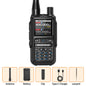 Baofeng UV-5R Mini Walkie Talkie Bluetooth Programming Wireless Copy Frequency Full Band 999CH AM FM Type-C Long Range Ham Radio