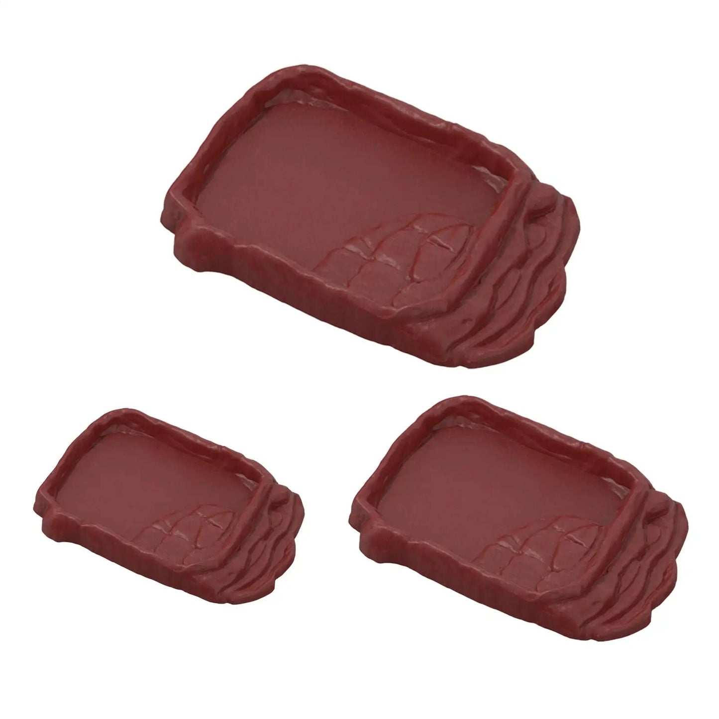 Tortoise Bathtub Water Dish Anti-Slip Ladders Reptile Bowl Reptile Bathing Pool Aquarium Ornament Tortoise Habitat Accessories