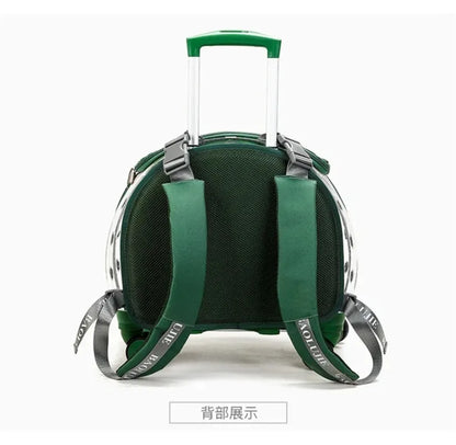 Pet Luggage, Transparent Space Capsule, Multi-purpose Backpack, Cat Bag, Large Capacity, Two Portable Small Dogs, Outdoor Bag