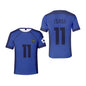 Blue Lock Anime Japanese Isagi Yoichi Football Jersey T-shirt Cosplay Hyoma Chigiri Meguru Bachira Tee Original Children Clothes