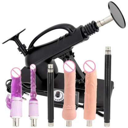 FREDORCH Upgraded Sex Machine for Women with Dildos Automatic Masturbation Machine Pump Gun Love Machine Couple Sex Toys