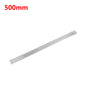 Stainle Steel Metal Straight Ruler Precision Double Sided Precision Measur Tool Scale Metric Ruler 15-50cm The Scale table Clear