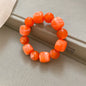 Acrylic Irregular Square Round Beaded Bracelet for Women European and American Simple Bracelet Korean Fashion Hand Accessories