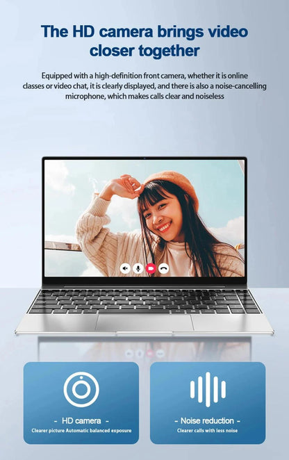 2026 New 14.1' Ultra Slim Laptop 16GB RAM 1/2TB SSD Windows 11 Pro Core I9-10980HK Notebook HD Games Office Study Computer