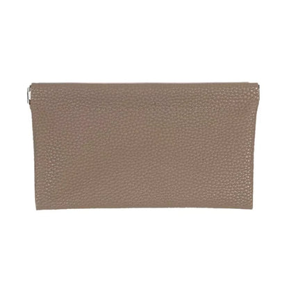 Self‑Closing Artificial Leather Long Wallet Passport Driver's License ID Holder Headphone Data Cable Storage Cash Pouch