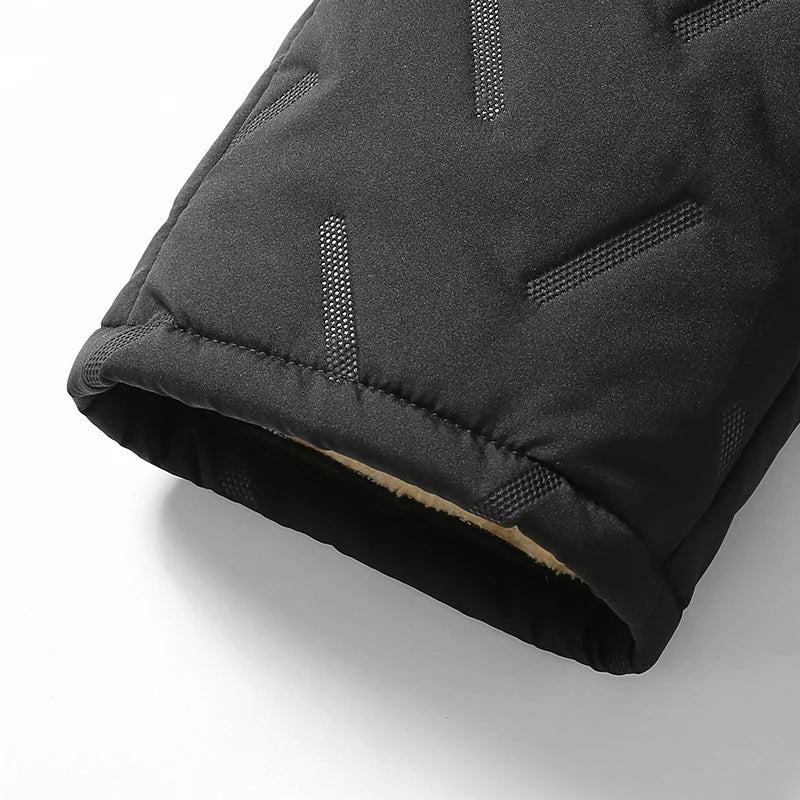 Winter Sweatwear Men Plush Thick Fleece Sweatpant Lambswool Thermal Trousers Casual Pants Waterproof Windproof Warm Pants