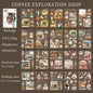 JIANQI 20 Sheets PET Die cut Stickers book Girl's Handbook Decorative handmade Scrapbooking Material Diary Album Craft Supplies