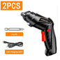 JANGKLIFE Electric Screwdriver Battery Rechargeable Cordless Screwdriver Powerful Impact Wireless Screwdriver Drill