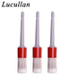 Lucullan Super Soft Synthetic Bristle Detailing Brushes Set PP Handle For Wheels,Tires, Engine Bay, Leather Seats, Door Panels